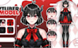 design and rig nsfw vtuber, live2d model, 2d vtuber model, anime vtuber model