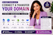 connect transfer domain to googlesite, canva, wix, shopify, squarespace, webflow