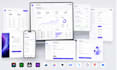 figma saas dashboard and web app UI UX design with interactive prototype
