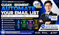clean segment mailchimp, klaviyo, activecampaign email lists automation template