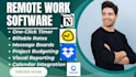 setup remote work software dropbox hubstaff toggl track basecamp notion miro