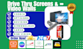 setup drive thru screens video walls yodeck optisigns novisign screencloud canva