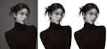 remove background and masking hair with transparent png