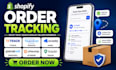 setup shopify order tracking 17track track123 avada parcelwill aftership trackr