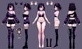 create vtuber model vtuber 2d nsfw vtuber rigging 3d model nsfw live2d