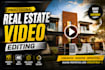 professionally edit your real estate property video
