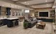3d basement design with realistic rendering walkthrough video