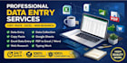 do excel data entry, copy paste, PDF to excel, web research and typing
