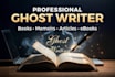 write fiction ebook or ebook ghostwriting