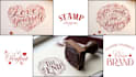 do modern typography and professional stamp