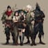 design a dnd character and dnd party character
