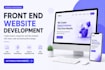 develop a responsive front end website