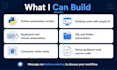 build an automation desktop app or computer tool