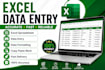 do excel data entry and spreadsheet work