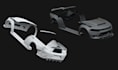 create 3d car modeling, widebody kit, cinematic 3d car animation, car rendering