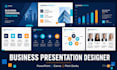 redesign powerpoint presentation, business presentation, investor pitch deck