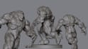 create a 3d miniature statue for 3d printing