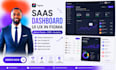 design saas dashboard UI UX and admin panel in figma