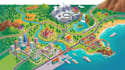 design vector illustration map, transit map, travel, tourism and attraction maps