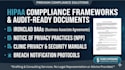 draft hipaa compliance documents privacy policy and baa for clinics