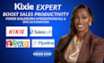 set up kixie CRM integration power dialer and SMS automation