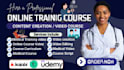 create medical, nursing, online course, and training video