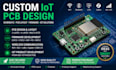 design custom iot products, pcb layout, firmware and wireless systems