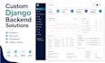 develop a python django web app or rest API