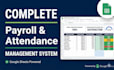 create automated payroll, attendance and salary tracker in google sheets