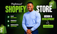 handle your complete shopify store setup and web design