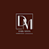 disign modern dm monogram logo 1