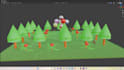 create a 3d low poly fantasy environment and asset pack
