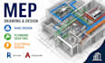 mep drawing hvac design plumbing drafting revit mep autocad mep expert