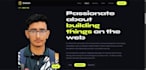 create a modern and responsive personal portfolio website