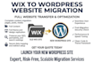 migrate wix to wordpress website woocommerce website migration to wordpress