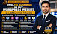 fix,customized or edit beaver builder wordpress website and landing page