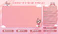 design animated cute twitch overlay and stream package