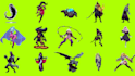 create nsfw pixel art character sprite sheet animation game asset, rpg maker