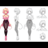 design custom anime character turnaround sheet