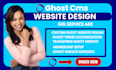 build ghost cms website fix ghost theme setup ghost blog customize newsletter