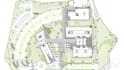 master site plan landscape design layout rendering for real estate architects