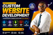 build website development full stack web developer front end back end developer