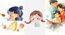 create hand painted watercolour children book illustrations