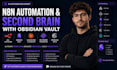n8n automation obsidian vault second brain claude code mcp server openclaw setup