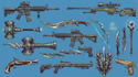 create 3d weapon 3d props 3d armor 3d sword dagger knife gun for 3d printing