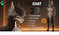 create high quality furry vrchat avatar, 3d vtuber model, fursona 3d anime model