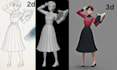 convert 2d to 3d design 3d logo custom 3d model  3d character for 3d printing