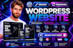 design wordpress website woocommerce redesign  elementor pro divi wpbakery