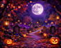 create spooky halloween illustrations and fantasy scenes