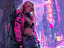 design anime character cyberpunk character